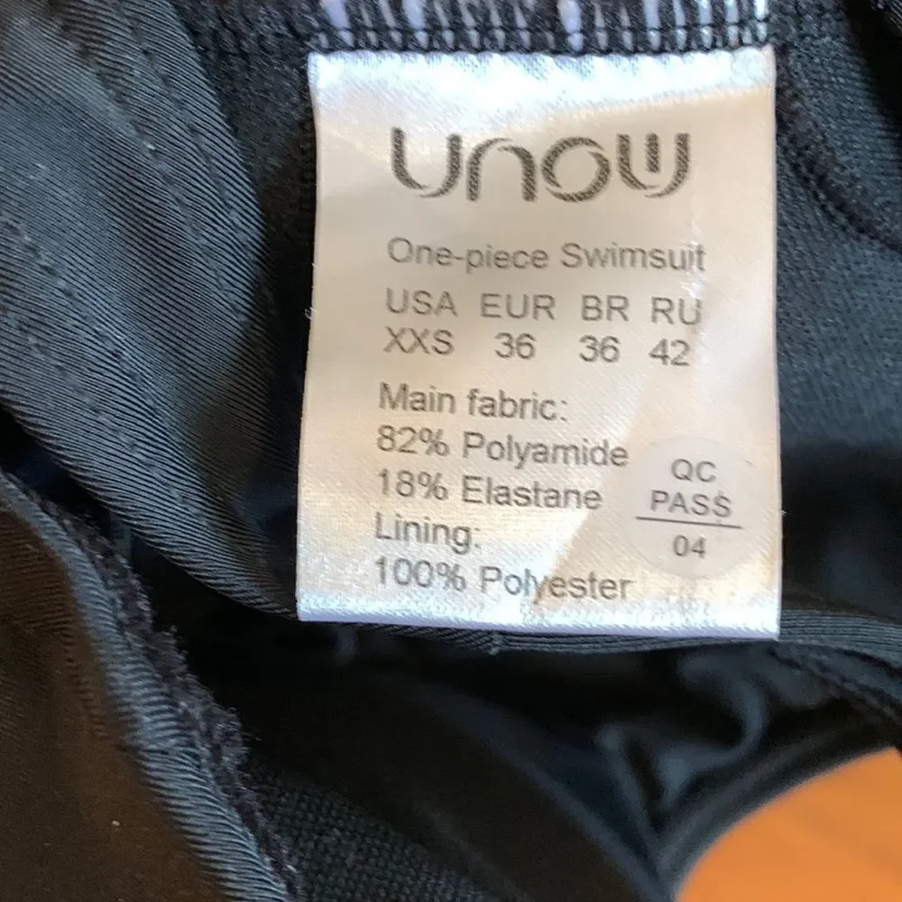 UNOW XXS One piece pro training razor back slimming swimsuit